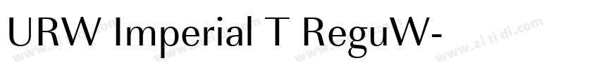 URW Imperial T ReguW字体转换 URW Imperial T ReguW字体转换